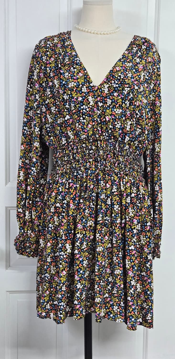 새상품)Rails 레일즈 플라워 원피스 상품이미지3