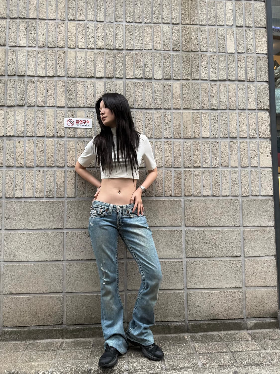 트루 릴리전 그런지 디테일 부츠컷 팬츠 상품이미지9