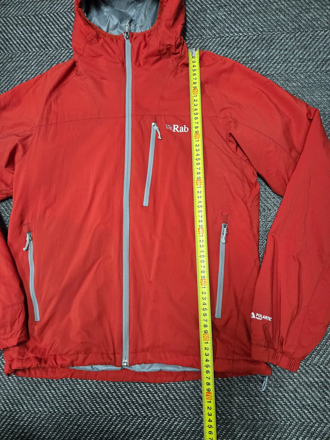 Rab 랩 등산 스트라타 후디 자켓 주황색 상품이미지9