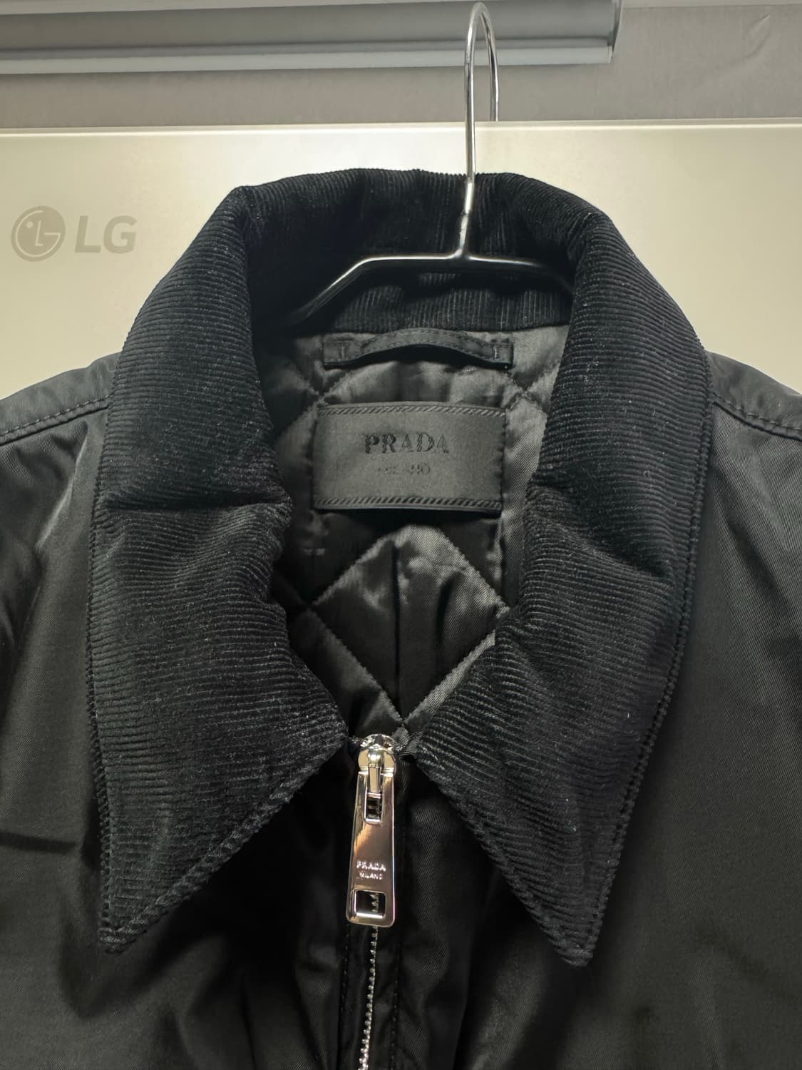 프라다 PRADA SGC280 블루종 자켓 XL 상품이미지3