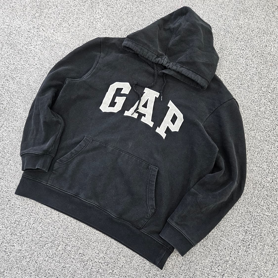 [M] GAP 갭 기모 블랙 후드티 0102YH1 상품이미지1