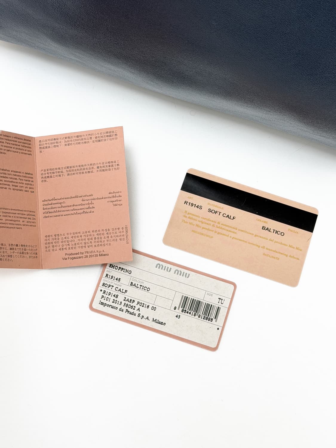 미우미우 소프트 카프스킨 쇼퍼백 R1914S 상품이미지9