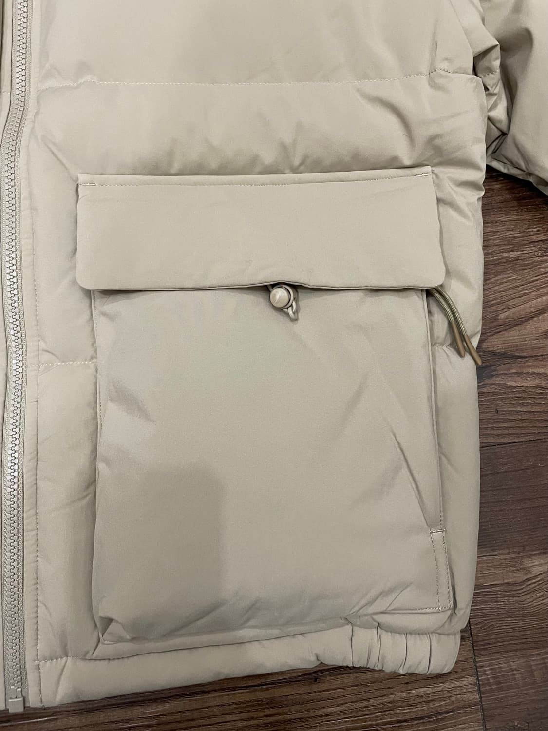 아이더 원더러 구스 다운 패딩 점퍼 베이지 남녀공용 상품이미지6