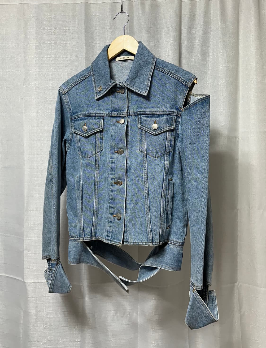 문탠(MOONTAN) 해체주의 데님 자켓 상품이미지7