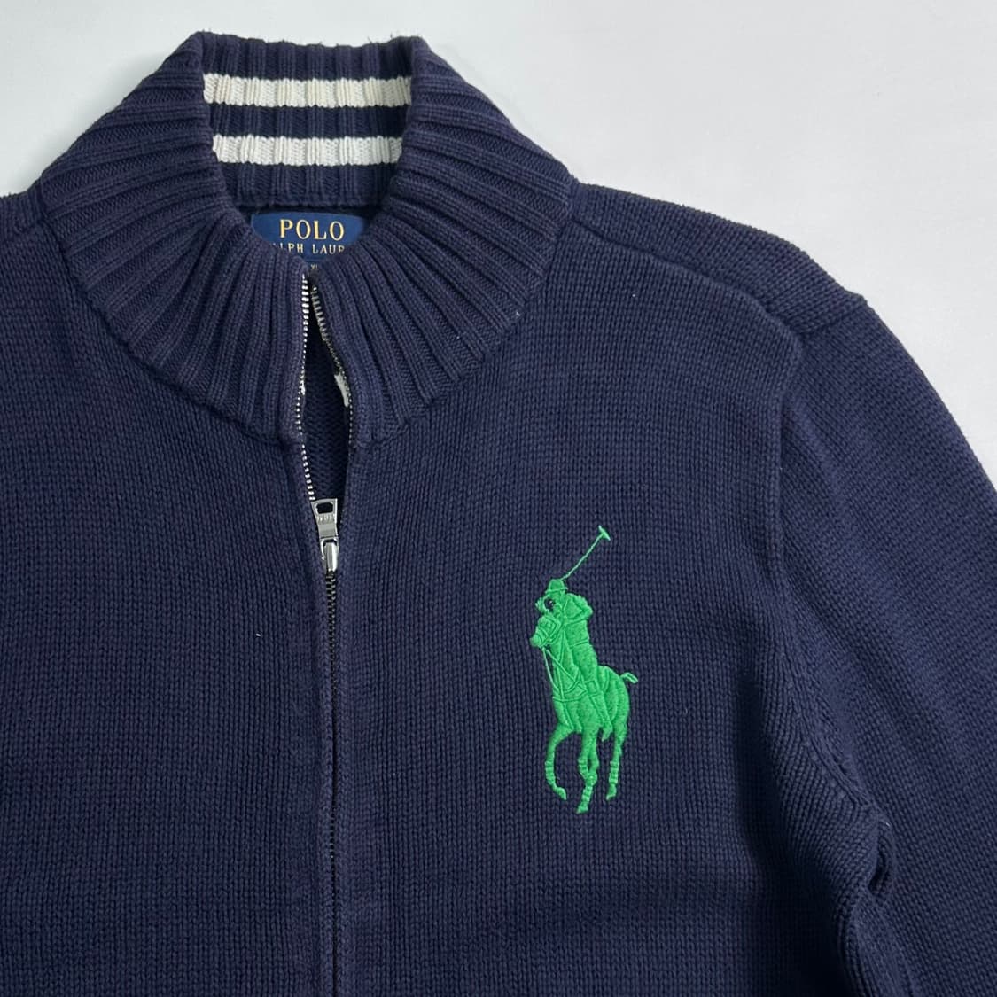 폴로 랄프로렌 보이즈 빅포니 니트집업 상품이미지3