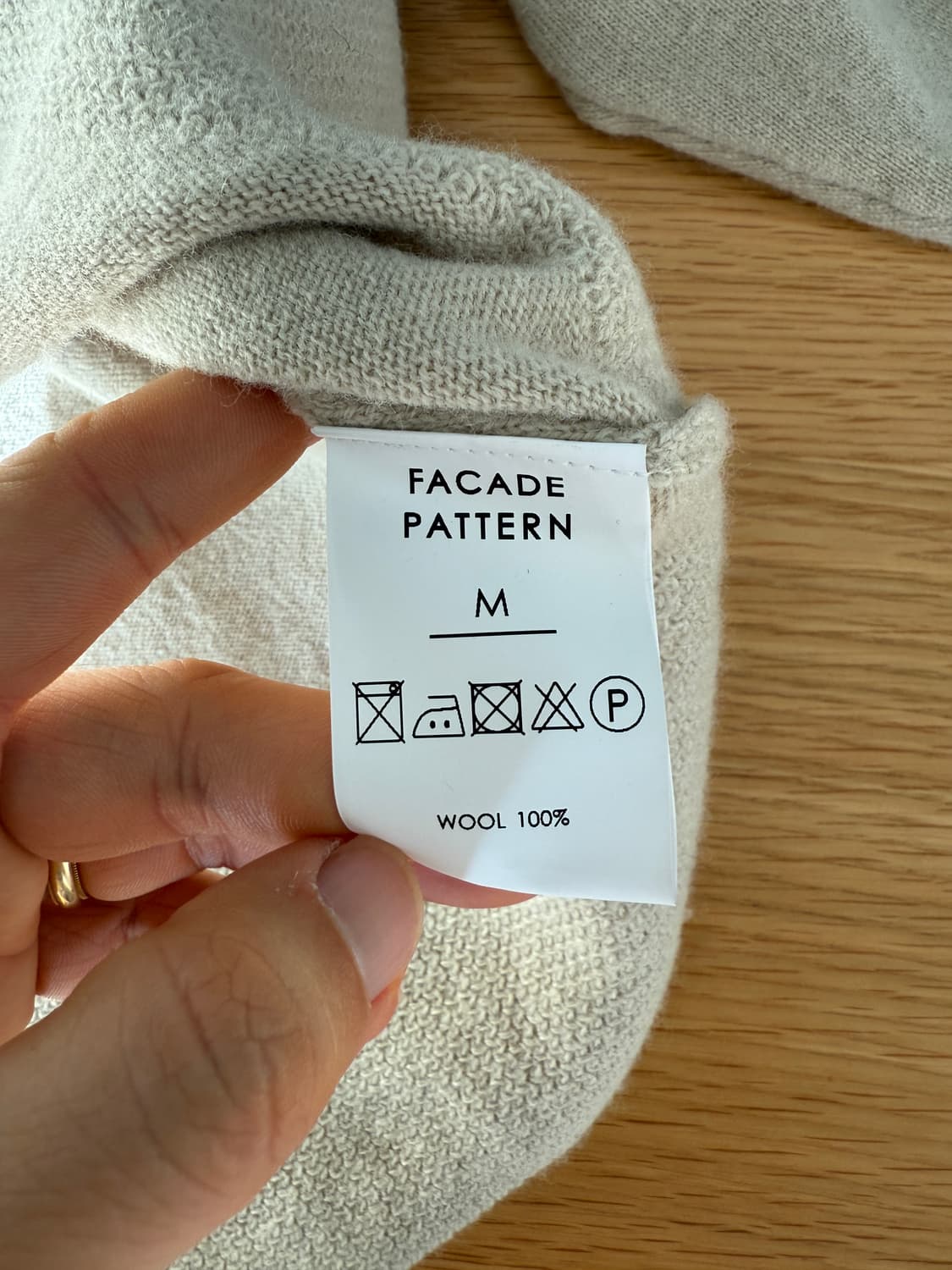 파사드패턴(FACADE PATERN) 하프 버튼업 니트 상품이미지7