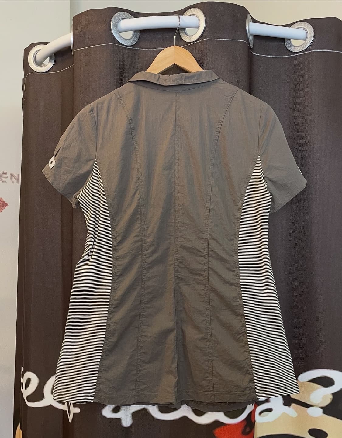 스트라이프 배색 셔츠 [무배] 상품이미지4