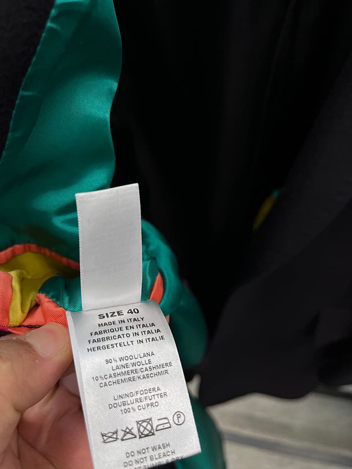 100-105) 폴스미스 이태리 캐시미어 코트  상품이미지8