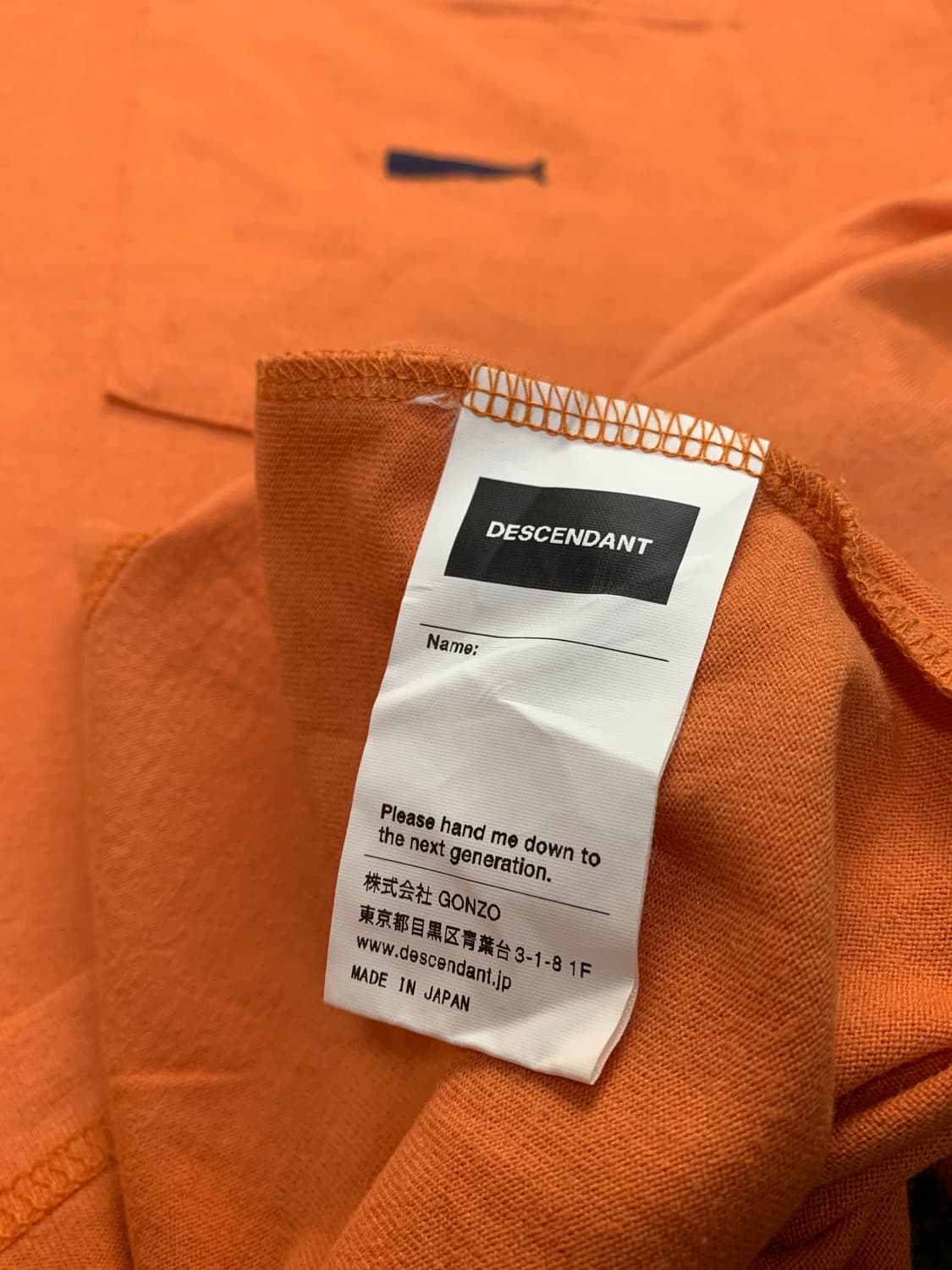 DESCENDANT ONE POINT LS (2) 상품이미지4