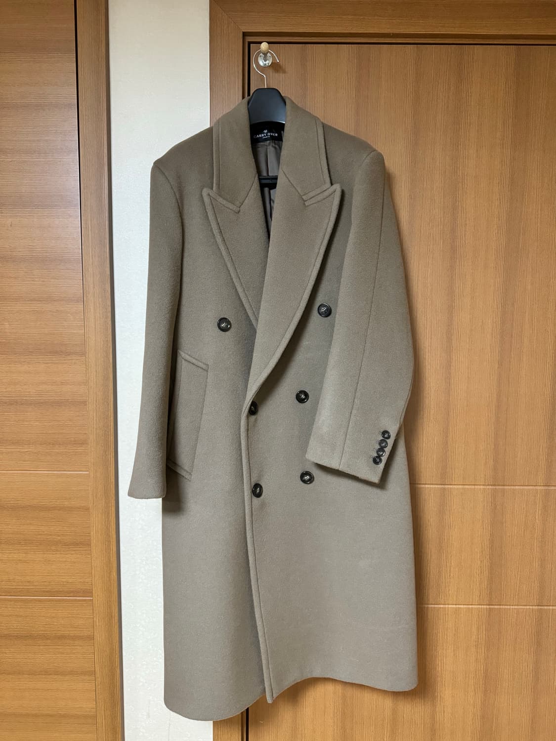 듀드나인 / 캐리오버 더블 브레스티드 코트, 코코아 / M 상품이미지2