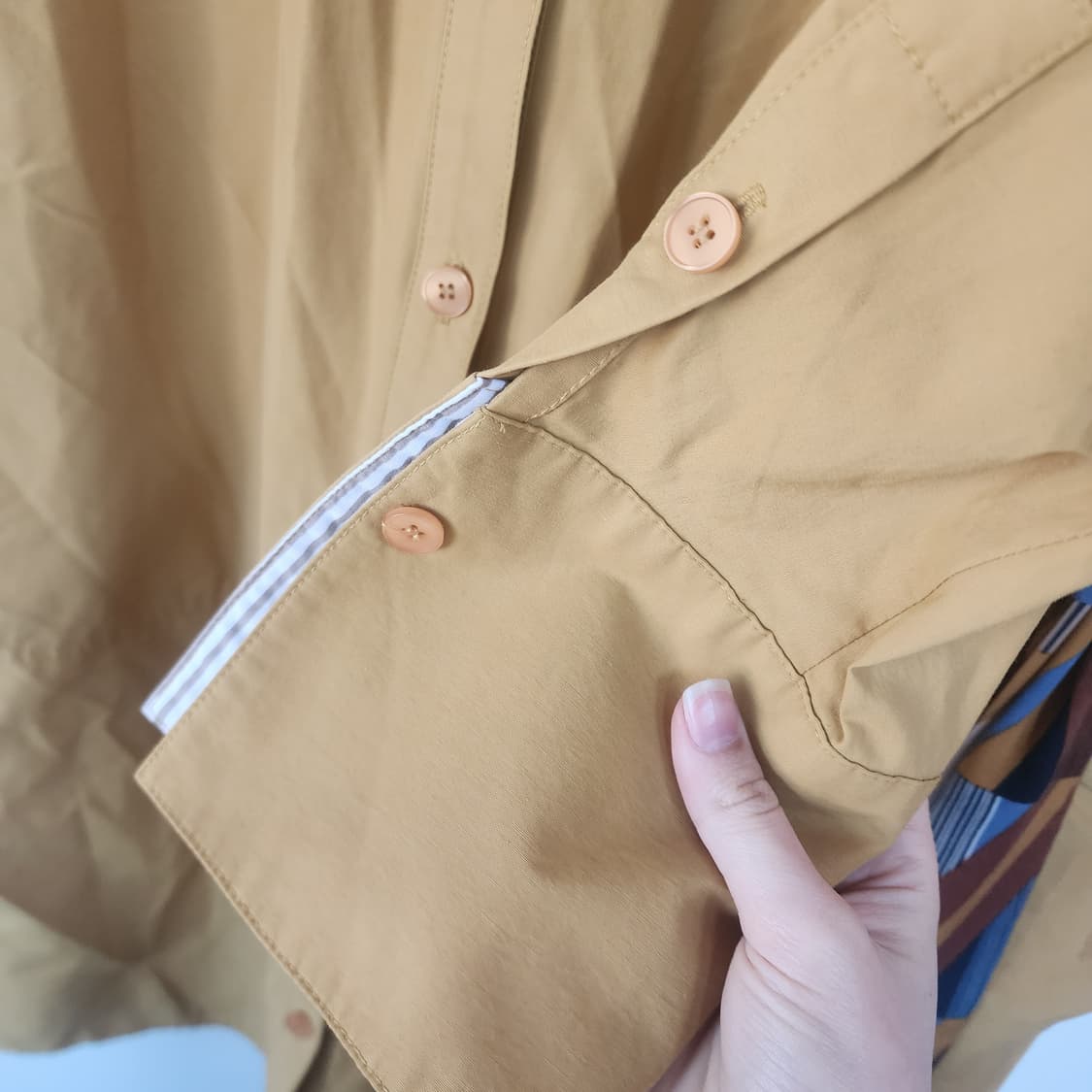 발렌시아 롱 셔츠 원피스 상품이미지5