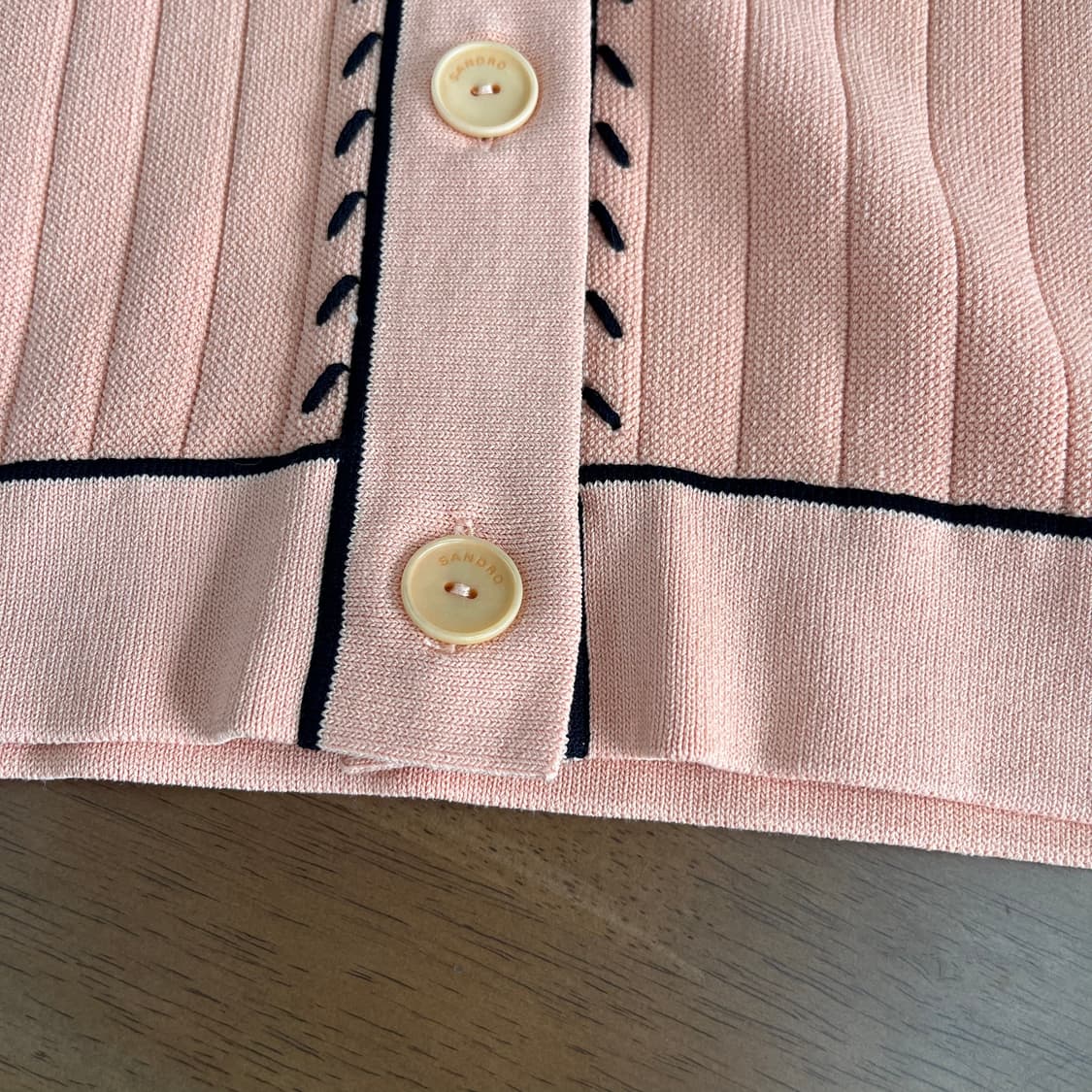 산드로 우먼 스티치 가디건 2 상품이미지7