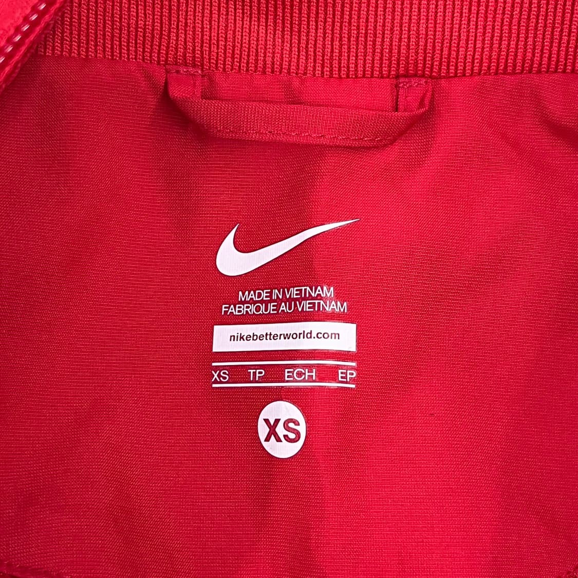 [정품/XS] 나이키 바람막이 자켓 레드 블랙 b10 상품이미지6