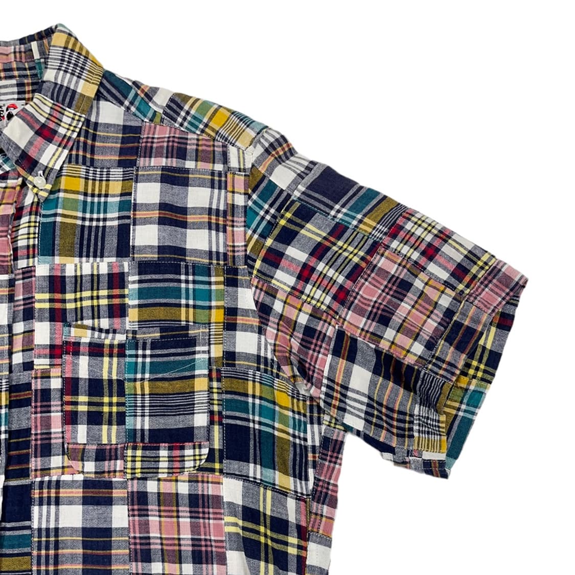 베이프 패치워크 마드라스 체크셔츠 Bape pirate 상품이미지7