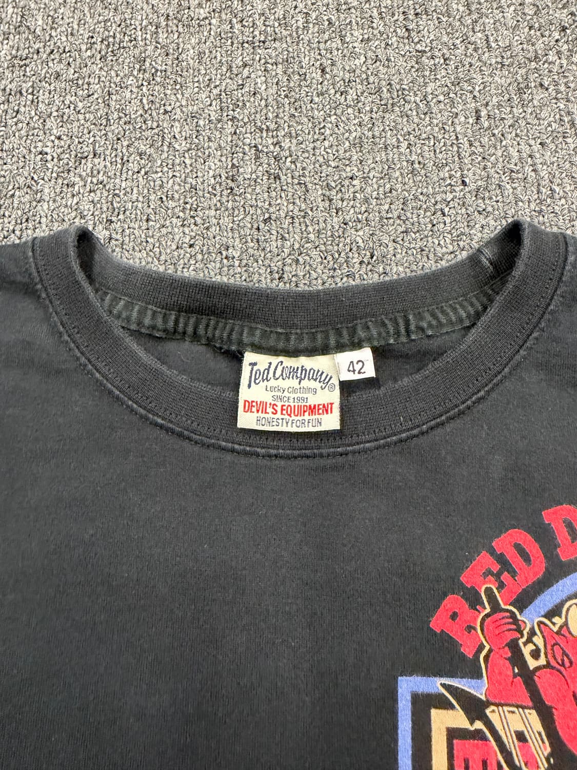 OS) 테드 컴퍼니 빈티지 프린팅 반팔 티셔츠 상품이미지2