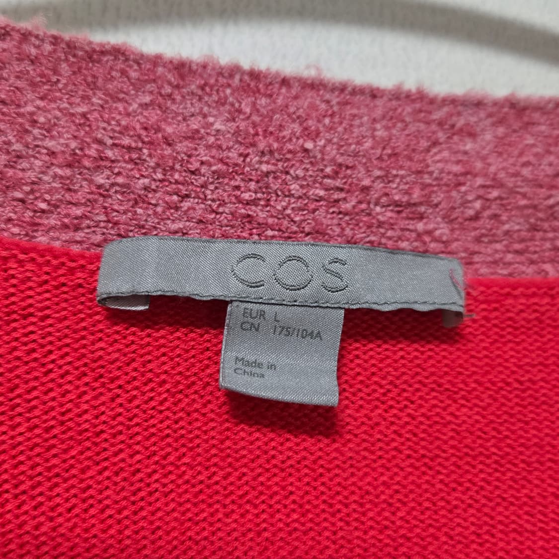 코스 컬러블록 코튼 가디건 /여성 가디건 /여자 가디건  상품이미지2