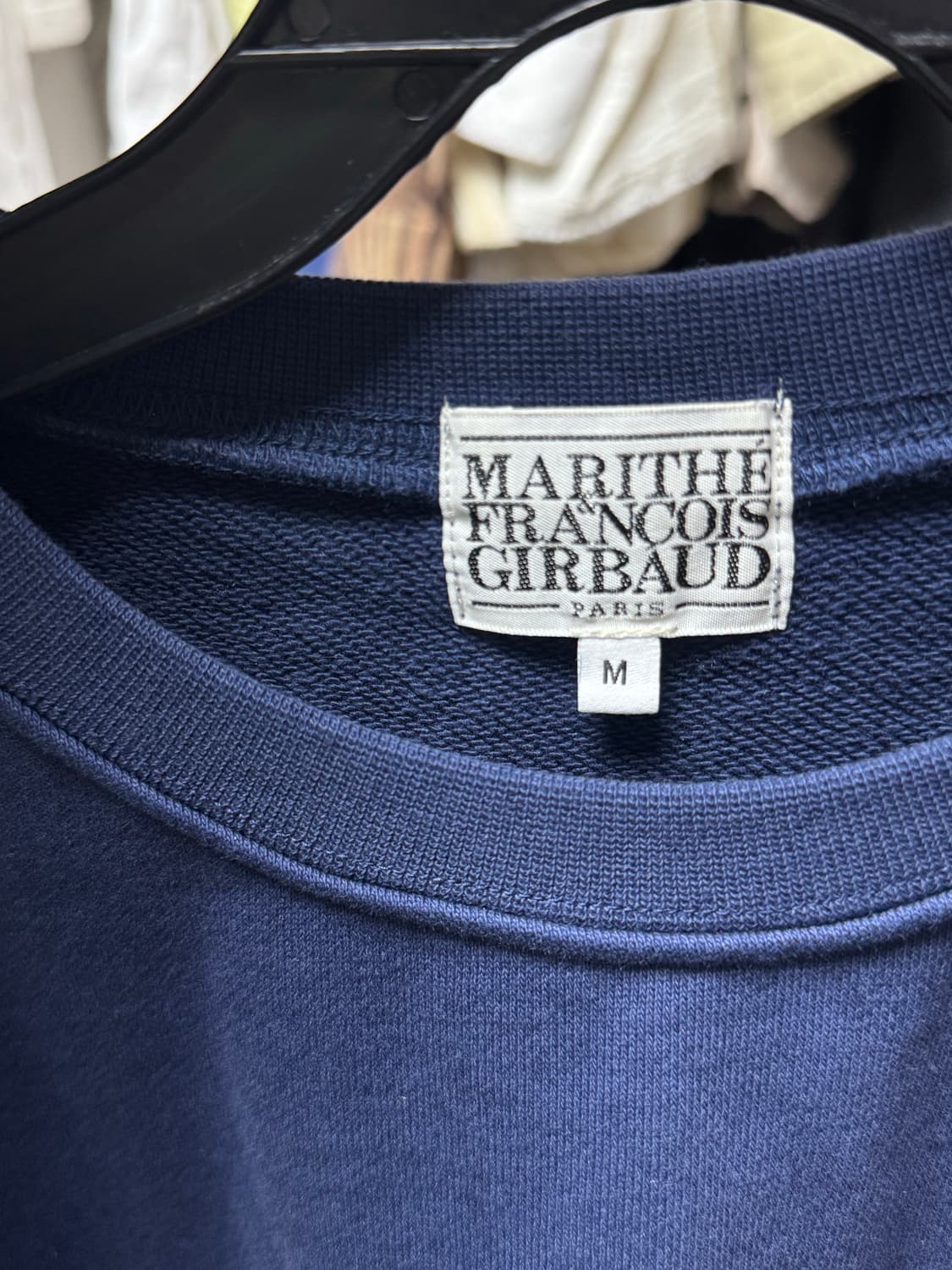 마리떼 네이비 맨투맨  상품이미지2