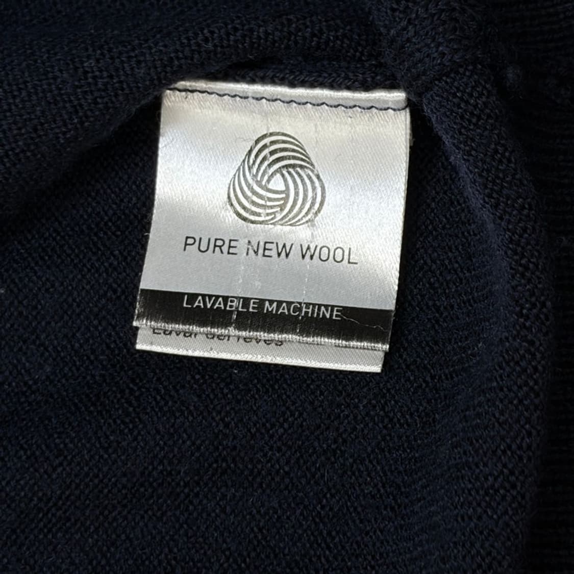 LACOSTE 네이비 메리노울 크루넥 스웨터 XXL 상품이미지5