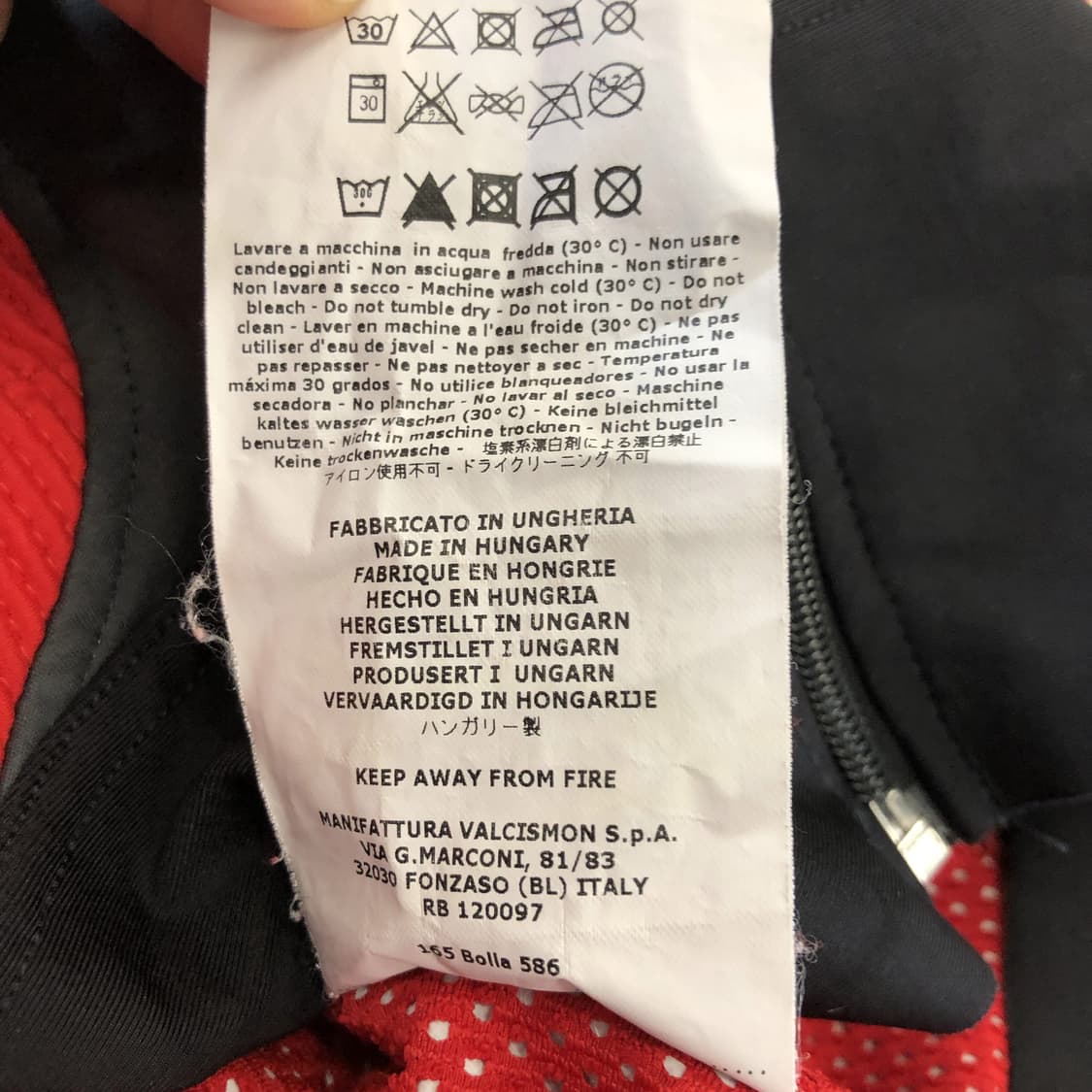 카스텔리 엘레멘토 7x air 사이클 기모점퍼 XL-XXL  상품이미지9