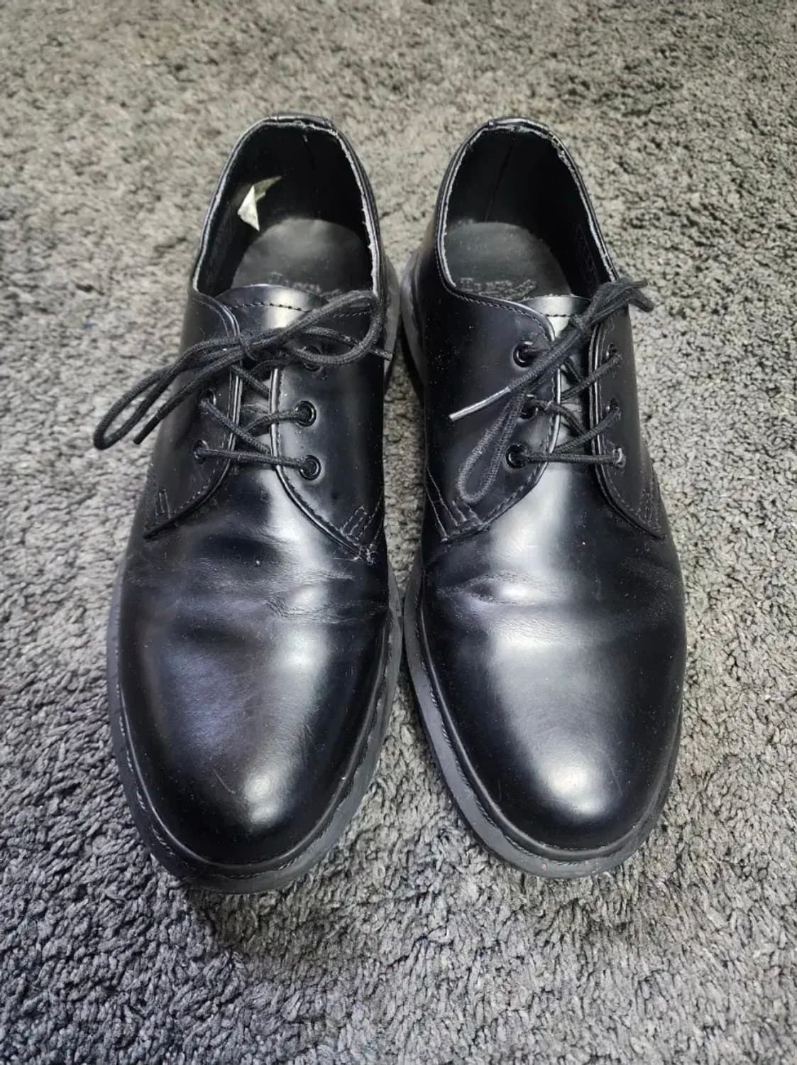 닥터마틴 모노 블랙 더비슈즈 UK7 사이즈 상품이미지4