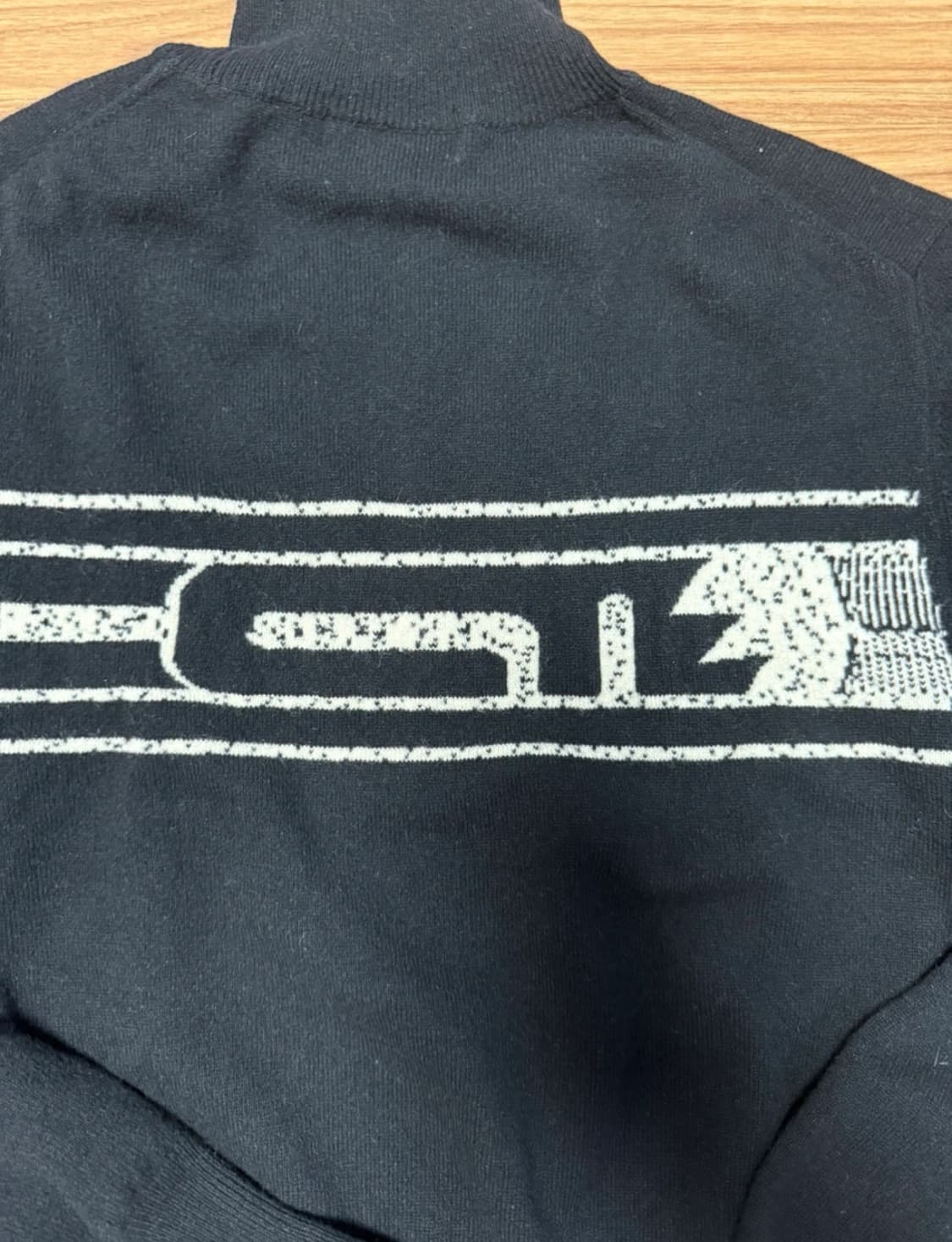 Y's 요지 야마모토 블랙 울 터틀넥 니트 상품이미지5