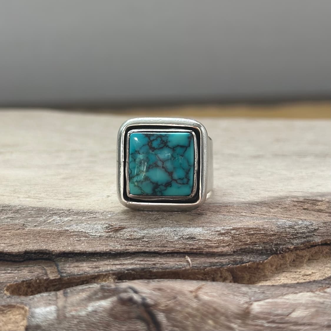 네이티브아메리칸 인디언주얼리 나바호 Albert Platero 터키석링 상품이미지3