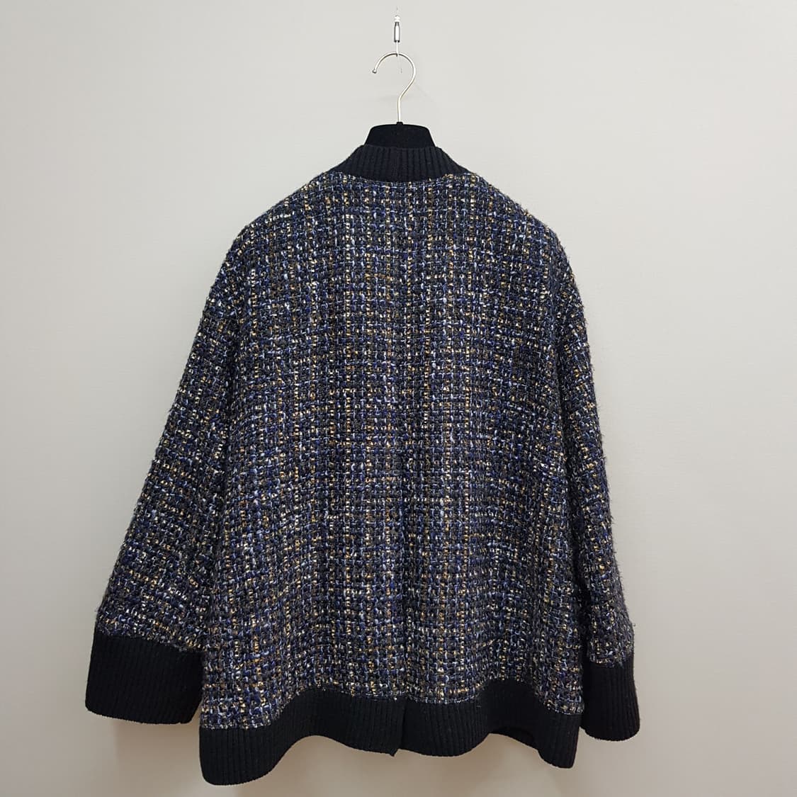 한섬 시스템 2021 멀티컬러 트위드 니트 가디건 82-94-160 상품이미지4