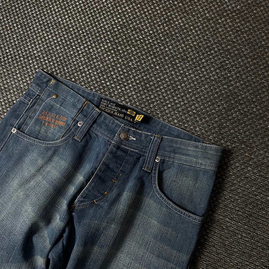 (31) 디키즈 버튼플라이 중청 레귤러핏 스트레이트 레그 데님  팬츠 상품이미지3