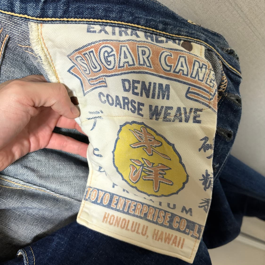 슈가케인 하와이 셀비지 데님팬츠 / 32 상품이미지10