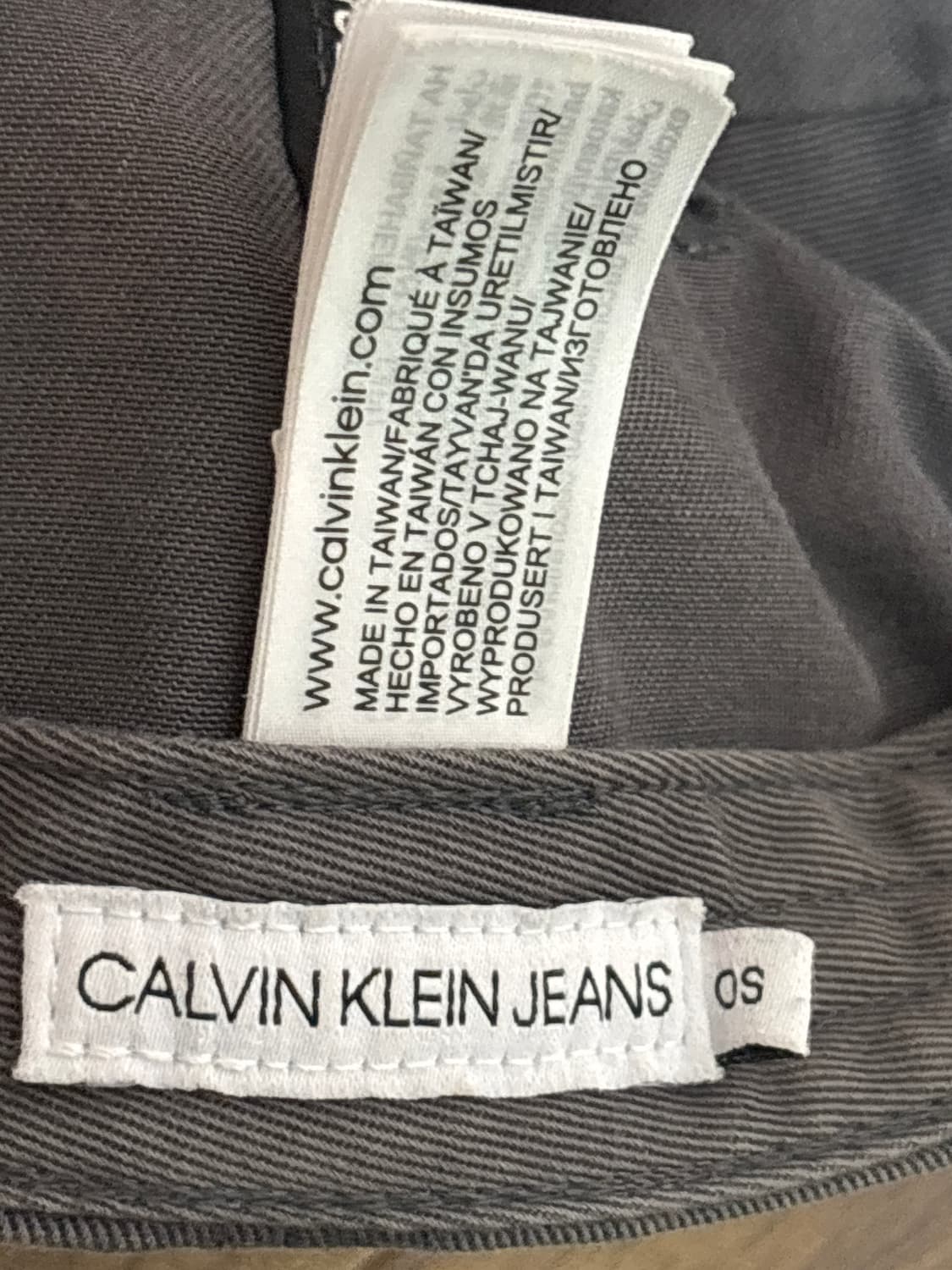 캘빈클라인 모자 그레이 상품이미지3