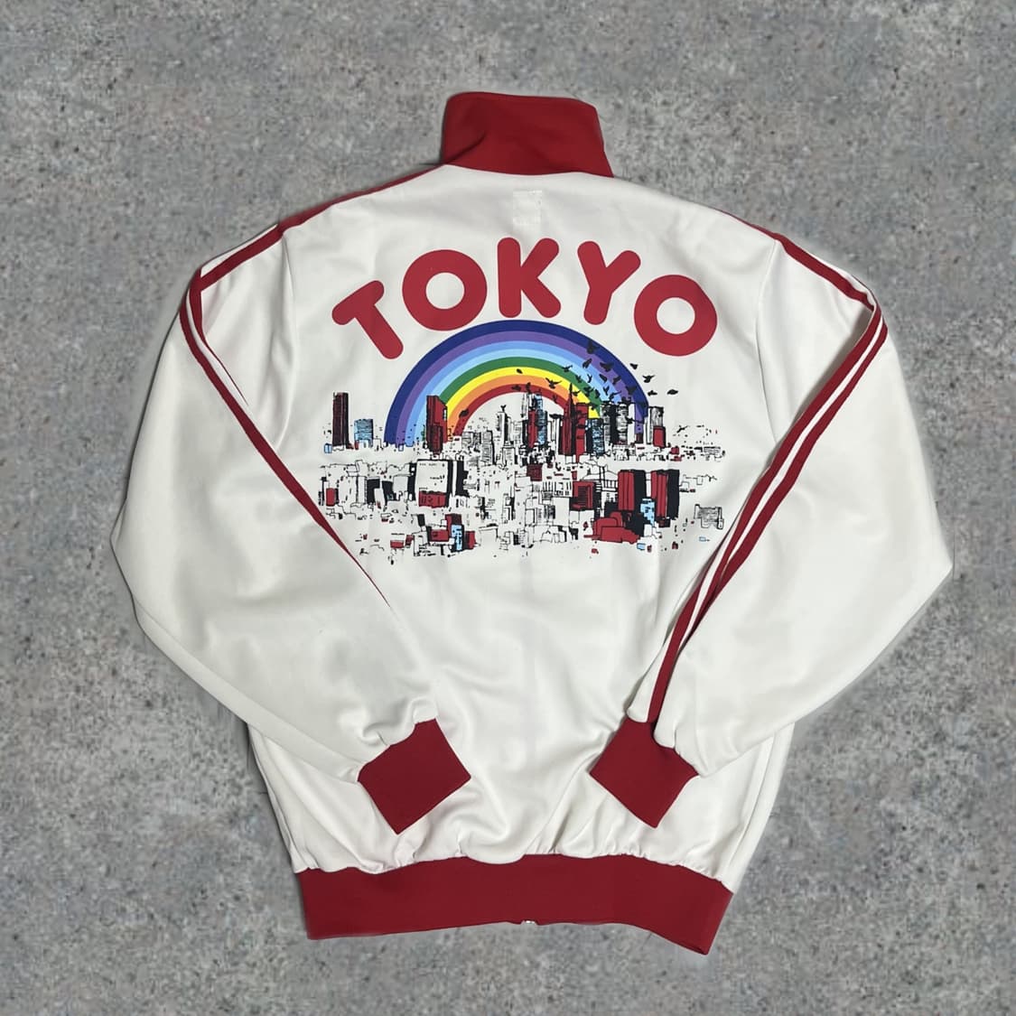 아디다스 도쿄 져지 화이트/레드 TOKYO 프린팅 M 상품이미지2