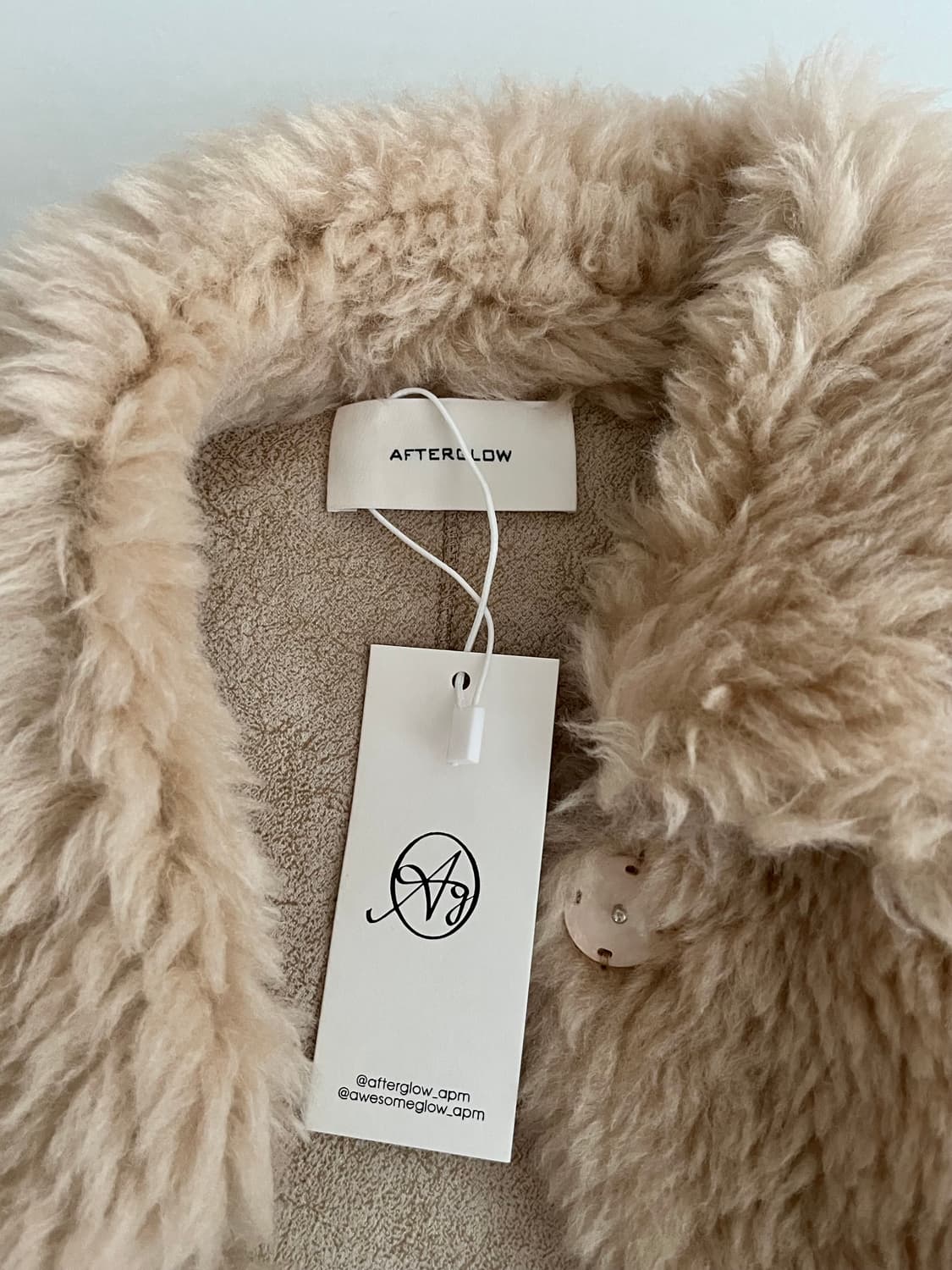 F) 새상품 제평 afterglow 에프터글로우 퍼자켓 상품이미지3