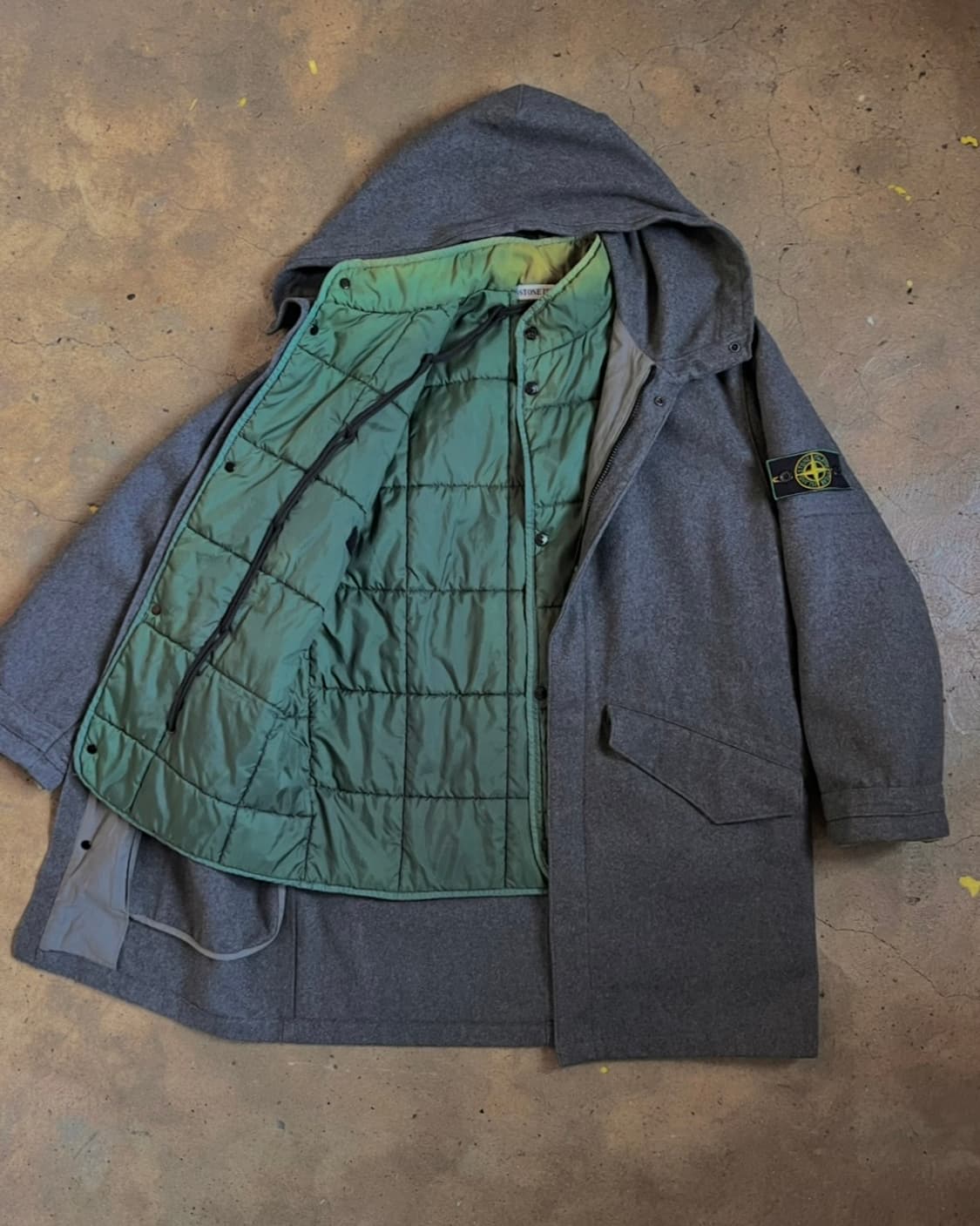 98AW 스톤아일랜드 아카이브 울 라이너 코트 상품이미지4