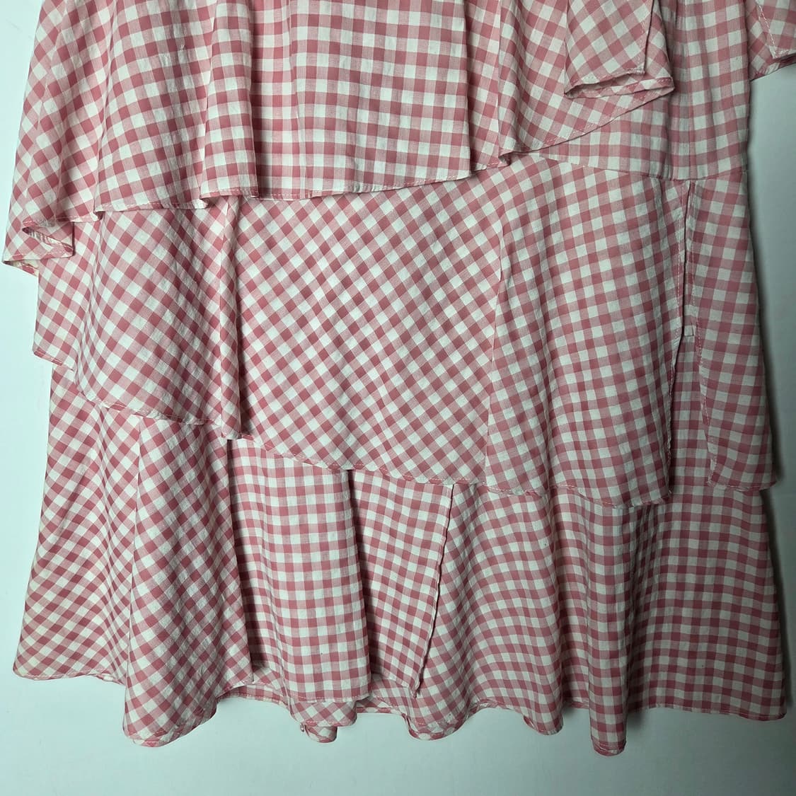 [Juicy Couture] 쥬시꾸뛰르 셔링 체크 롱스커트 상품이미지4