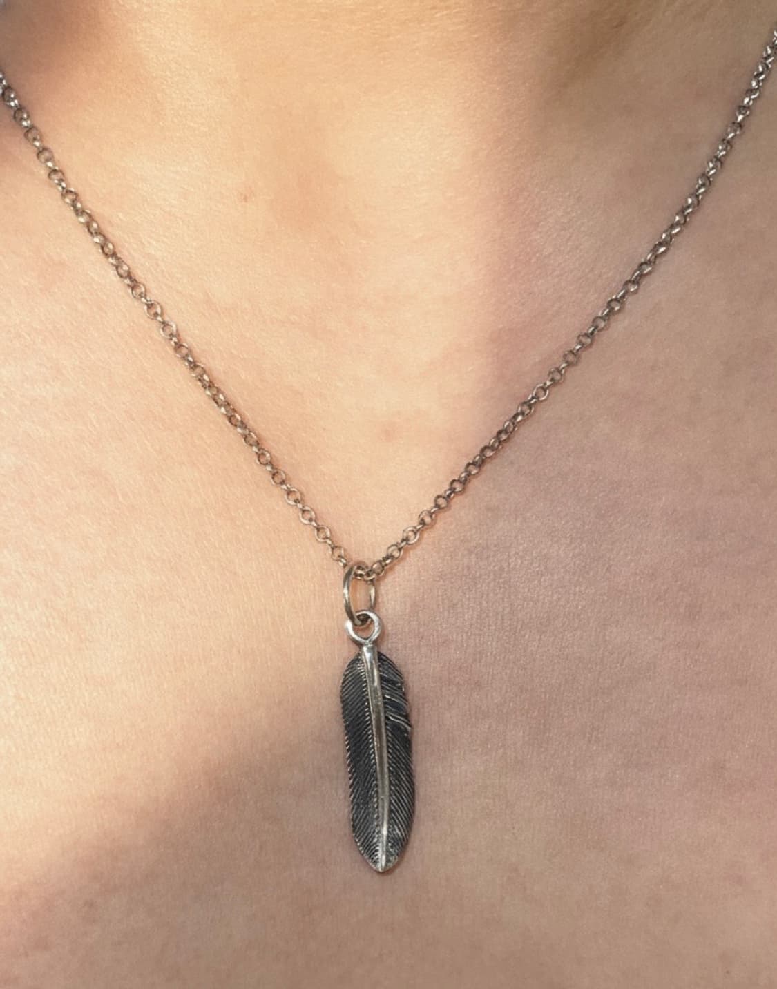 실버페더 2mm 체인목걸이 상품이미지2