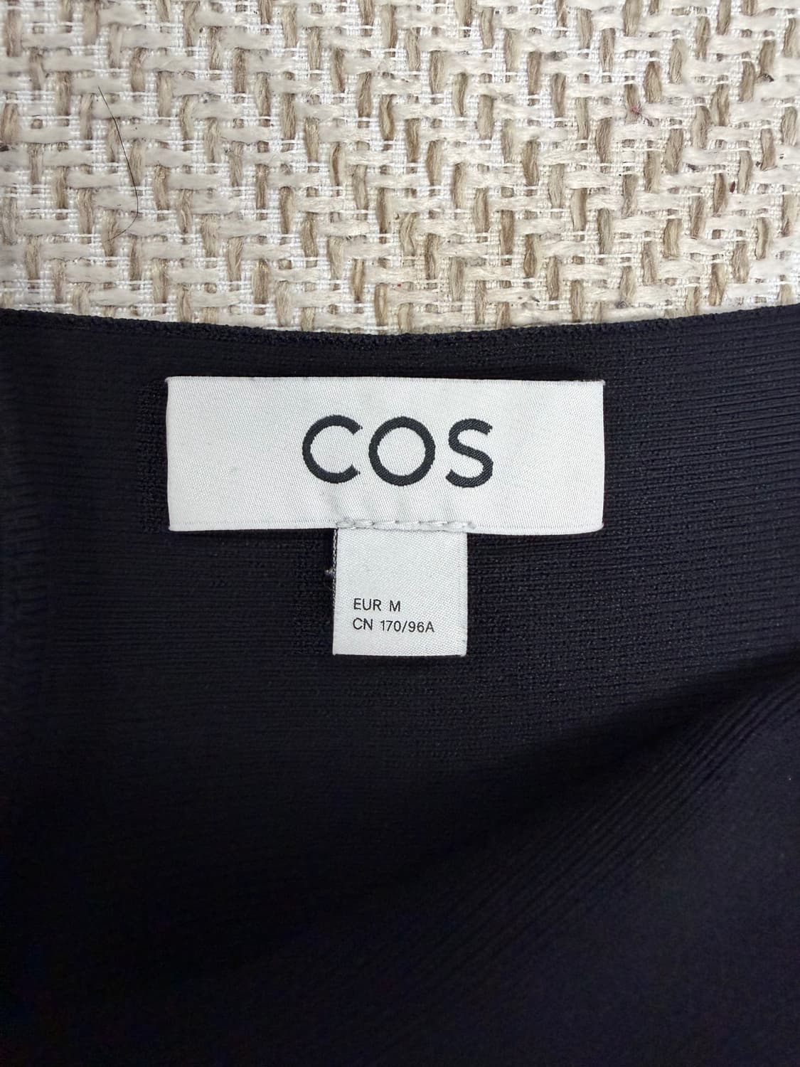 정품) COS 코스 블랙 끈나시 슬리브리스 탑 원피스 M 상품이미지6