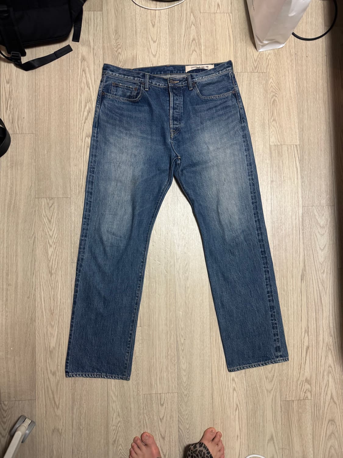 캐피탈 몽키시스코 짐바브웨 13.5oz 프로세스드 프로세싱 데님 팬츠 상품이미지8