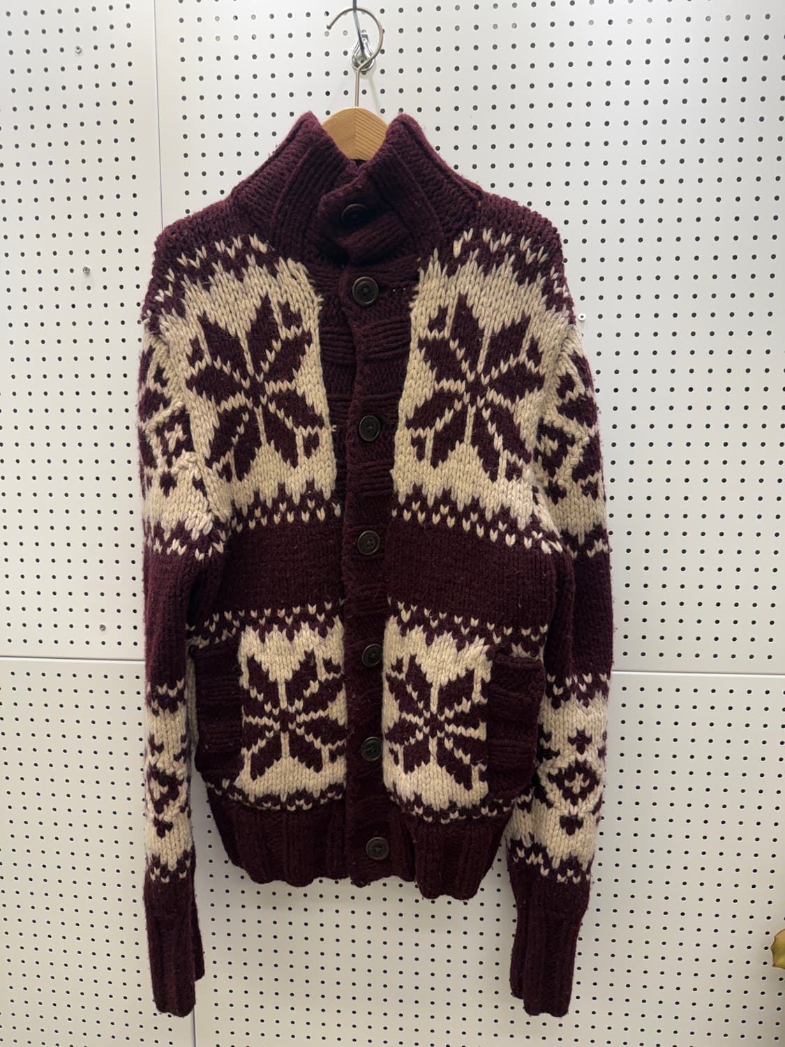 빈티지 패턴 스웨터 가디건 U86 상품이미지2