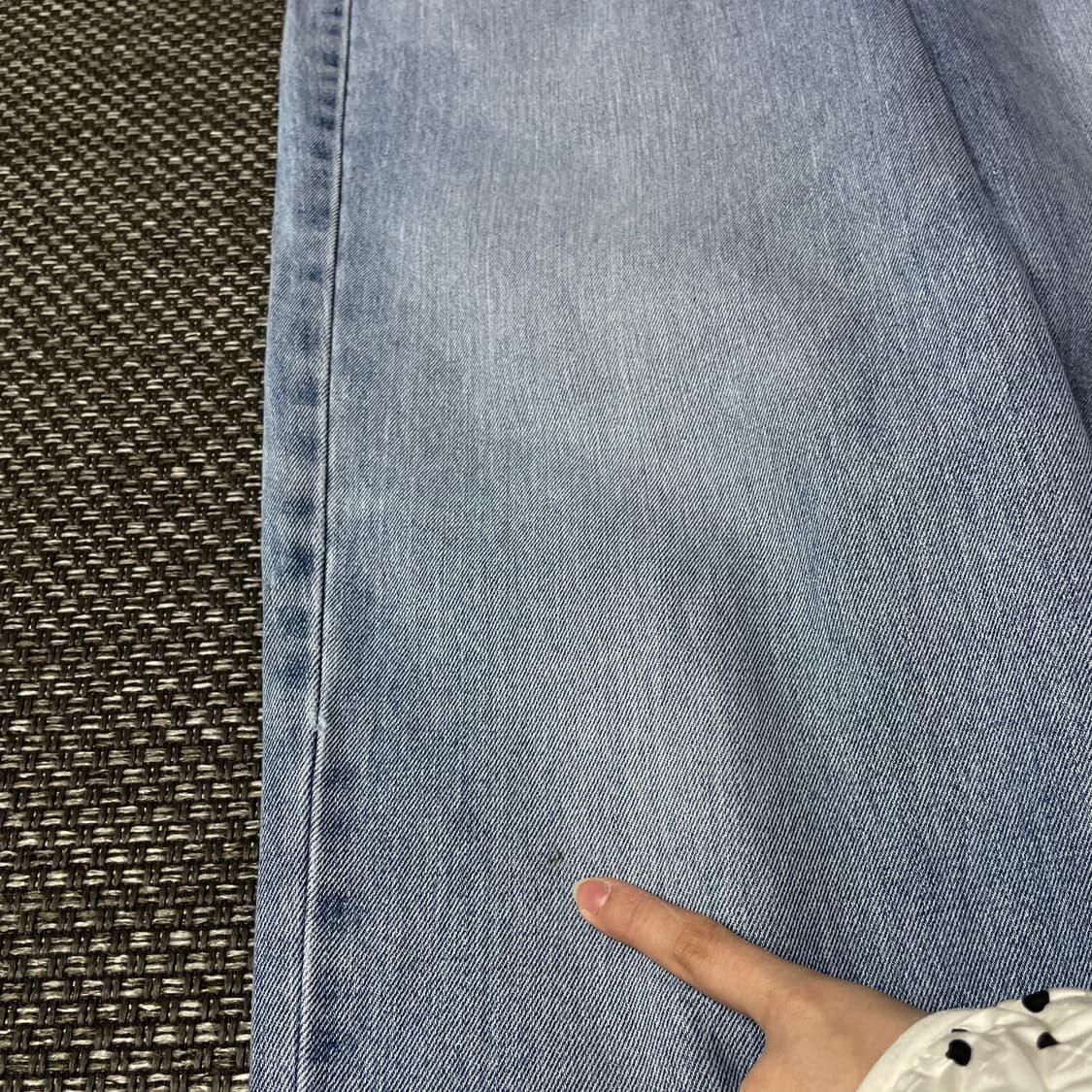 (40) 리바이스 550 40X32 연청 데님 팬츠 상품이미지5