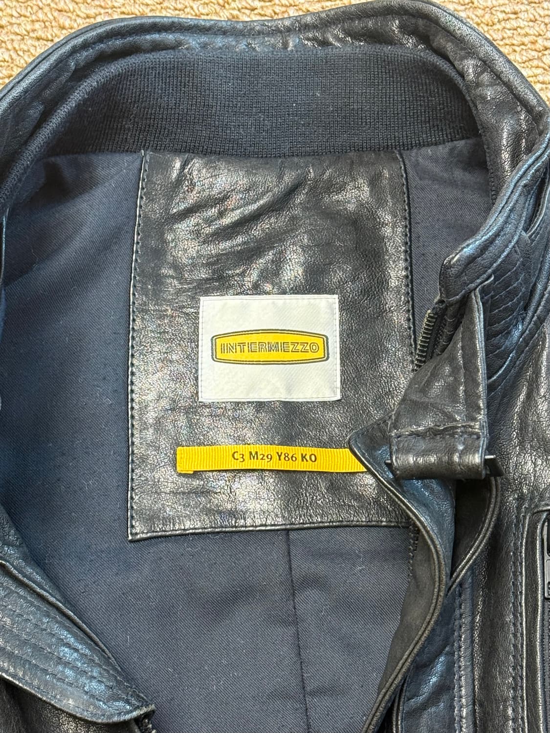 Intermezzo 레더 자켓 상품이미지2