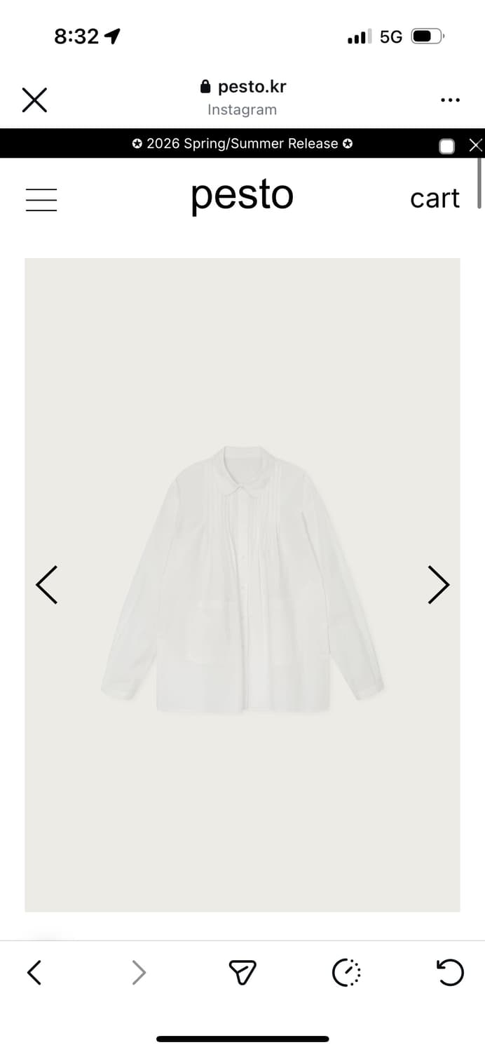 Pesto 페스토 OVERSIZED PINTUCK SHIRT JACKET 상품이미지1