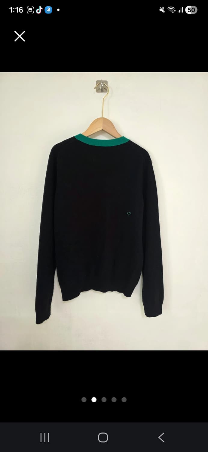 CHINTI & PARKER (친티 앤 파커) 타이넥 배색 리본 니트 L 상품이미지2