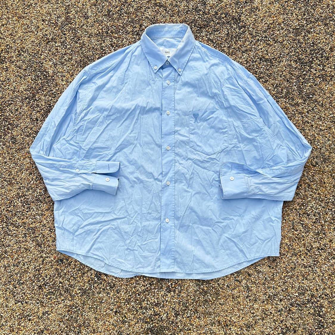 아미(AMI) 스카이블루 박시핏 셔츠 상품이미지1