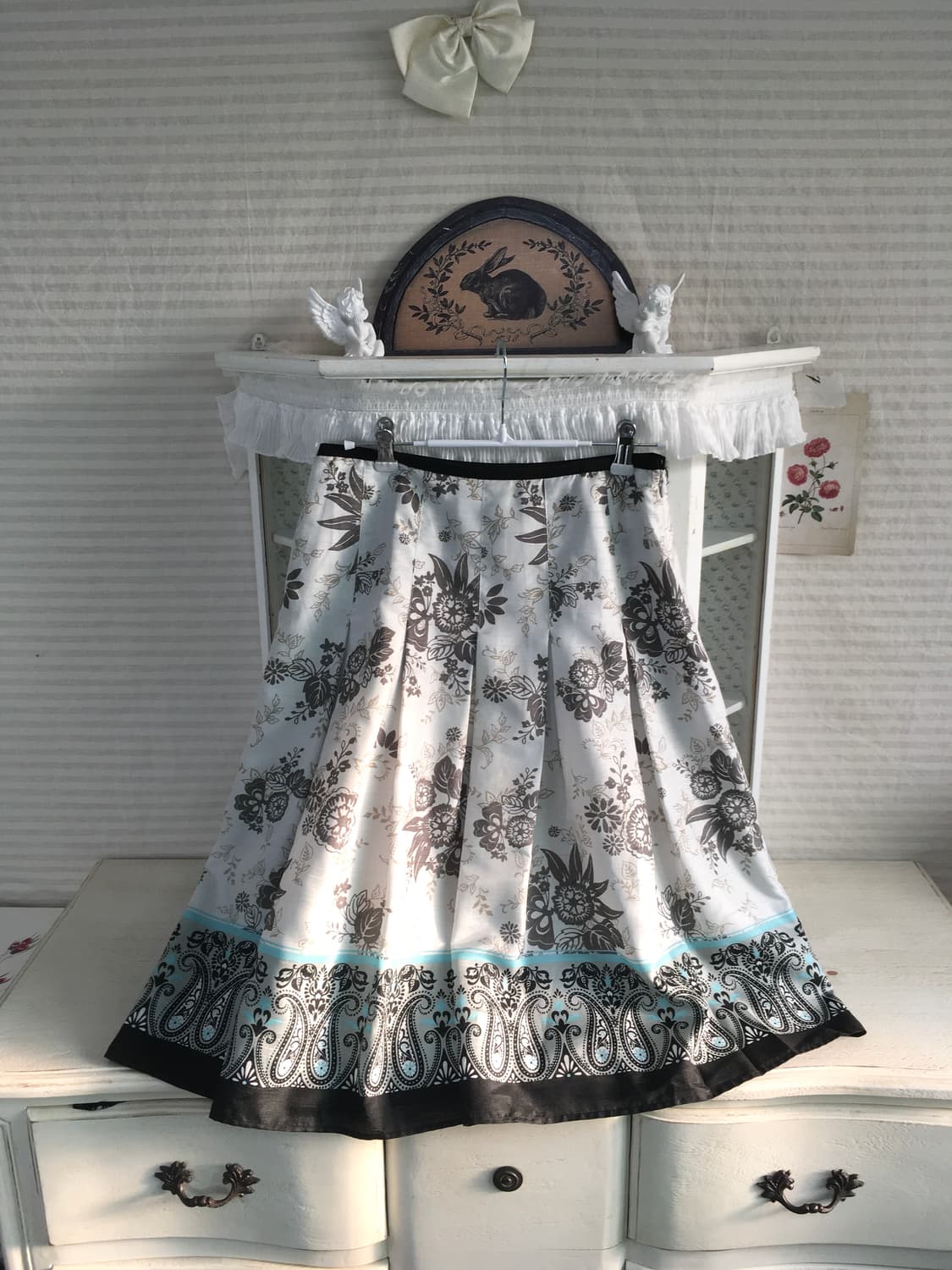 jpn vintage oriental flower pattern sk 상품이미지6