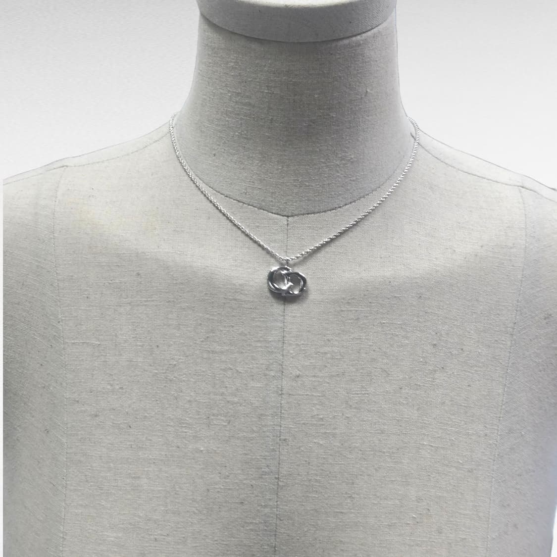 디올  라지 CD로고 로프체인 목걸이 상품이미지3