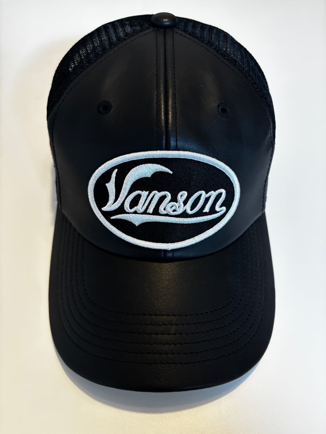 슈프림 밴슨레더 캡 블랙 상품이미지1