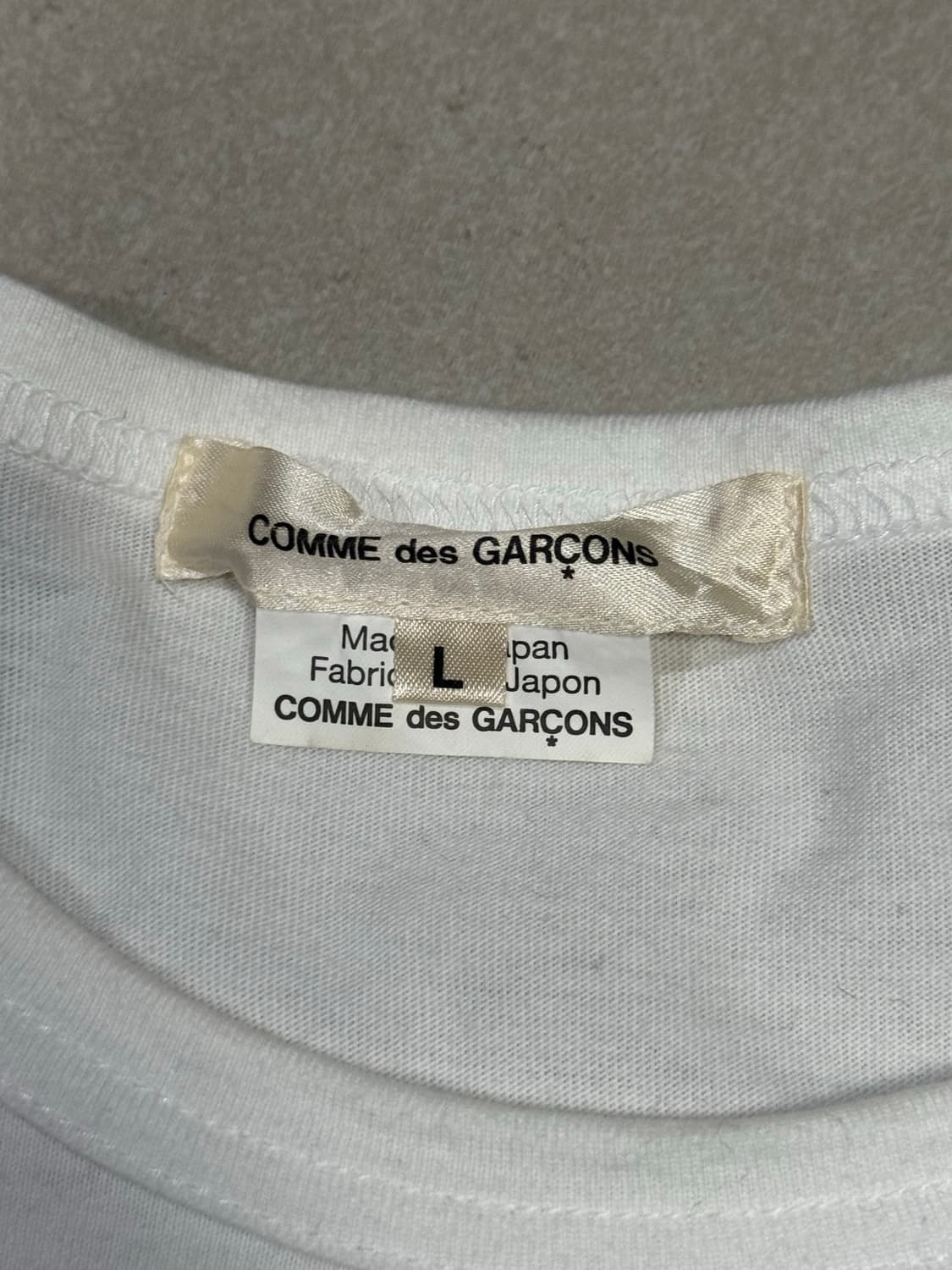 2017 꼼데가르송 자유를 향한 시 롱슬리브 티셔츠 상품이미지2