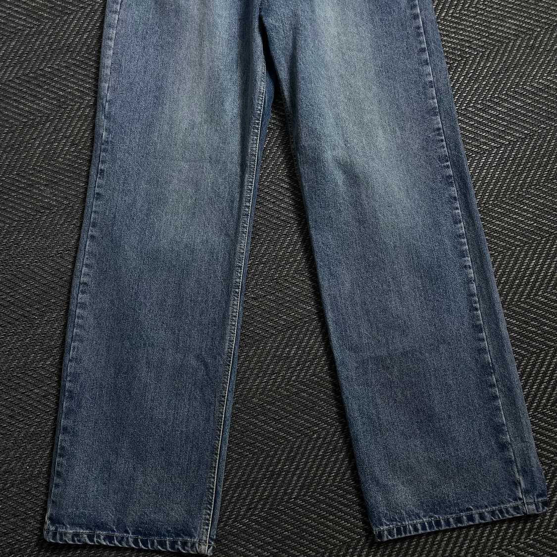 AHEAD 빈티지 와이드 워싱 데님 팬츠o 4560 상품이미지4