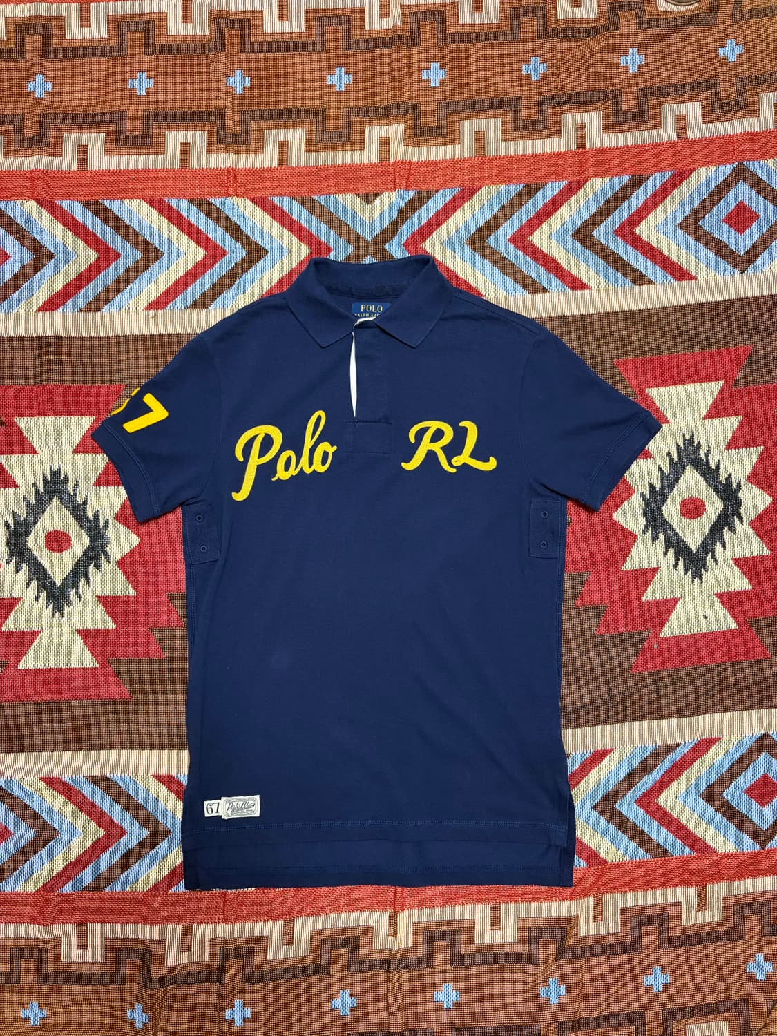 95) 폴로 랄프로렌 빅로고 카라티 네이비 상품이미지1