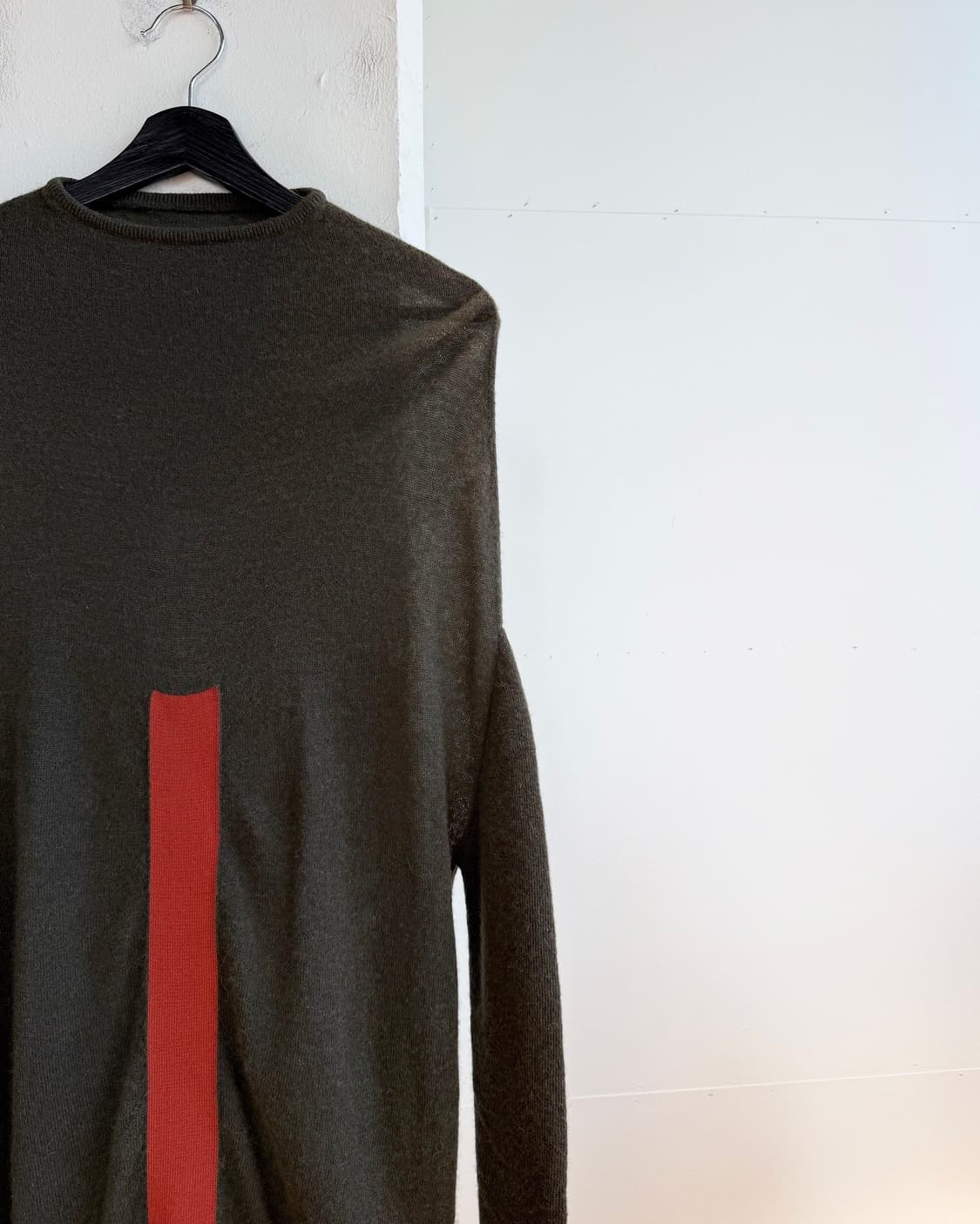 릭 오웬스 브라운 알파카 혼방 니트  상품이미지5